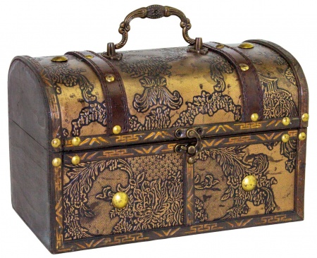 Сладкий новогодний подарок для взрослых «Сундук Антикварный Классик»
