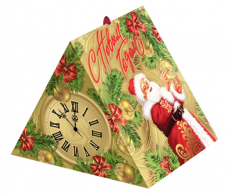 Сладкий новогодний подарок «Золотые часики Премиум»
