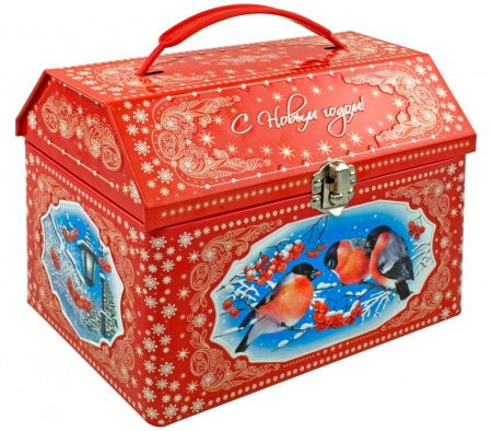 Ларец снегири "Премиум"