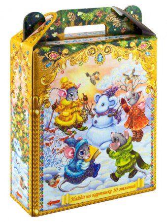 Снеговик и мышки «Премиум»