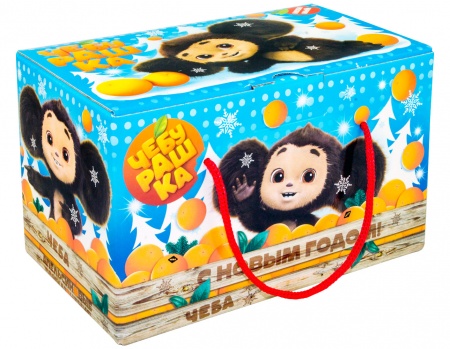 Сладкий новогодний подарок для детей «Гостинец Чебурашка ВИП»