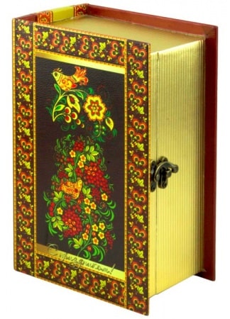 Корпоративный новогодний подарок «Книжка хохлома Премиум»